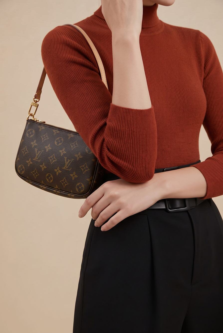 Beautiful Fashion Mini Shoulder Hand Bag With LV Lettering